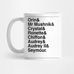 Little Shop of Horrors Characters Mug